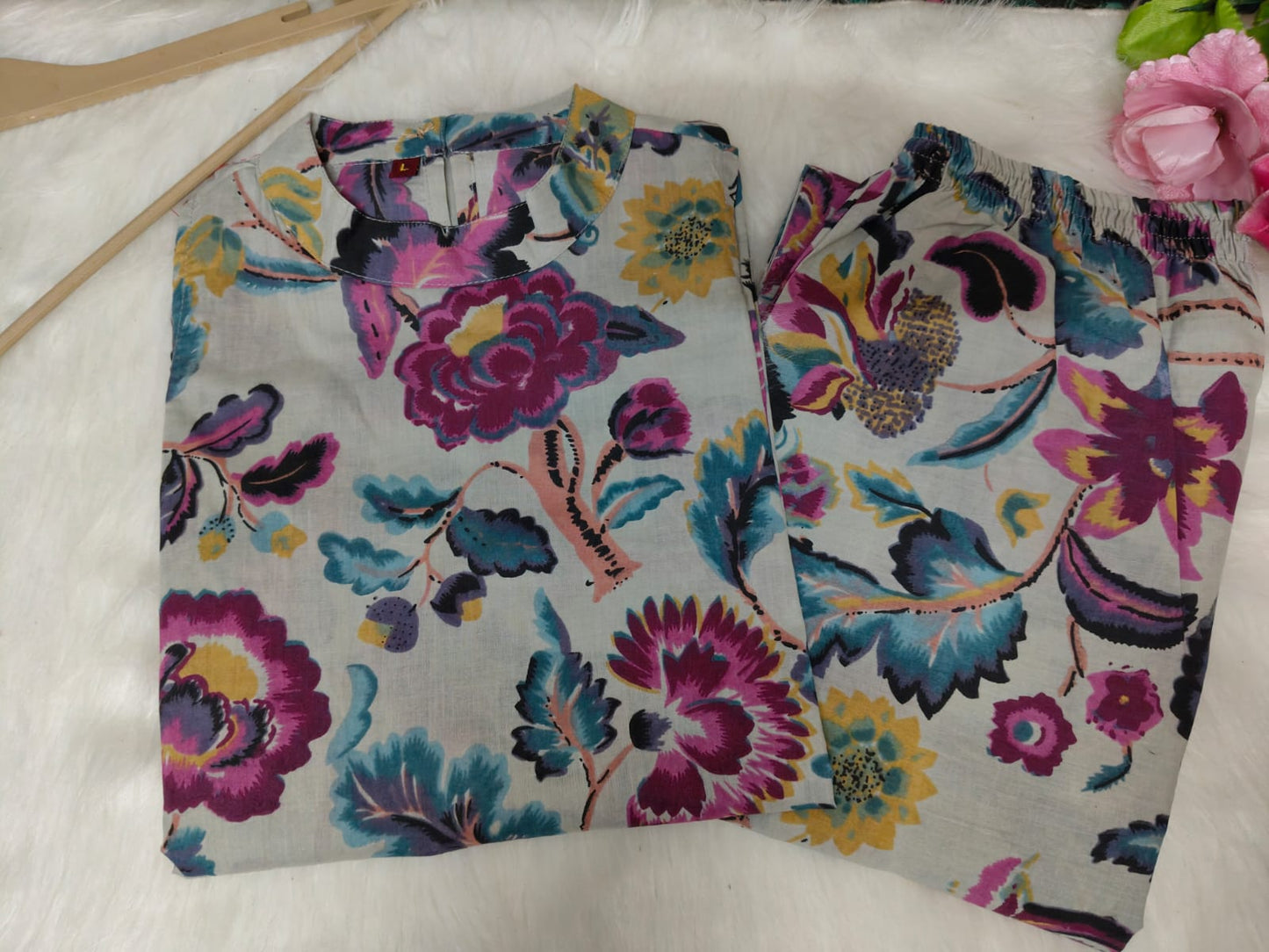 Trendy Cotton Cord Set