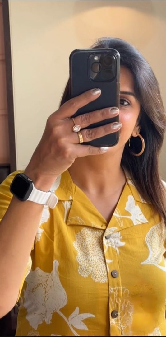 Floral Printed A-Line Tunic in Yellow