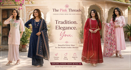 The Pink Threads: Where Indian Tradition Meets Modern Women’s Fashion ✨