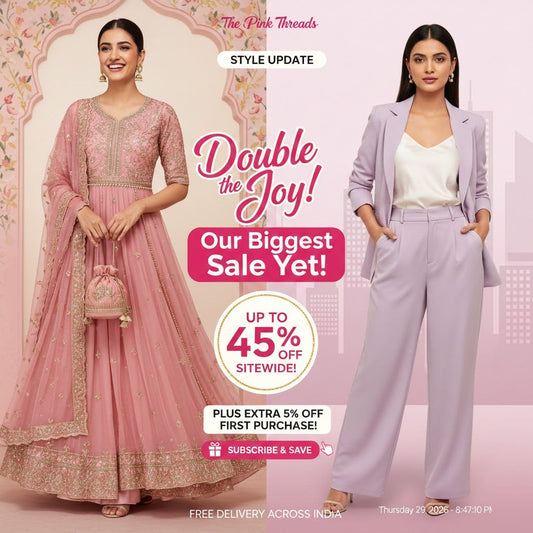 Style Update: Double the Joy with Our Biggest Sale Yet! 🌸