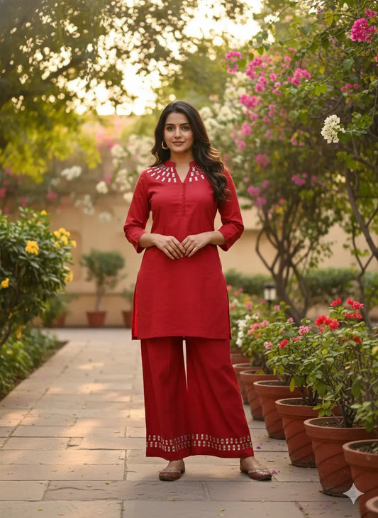 Chic & Effortless Burnt Orange Co-Ord Set