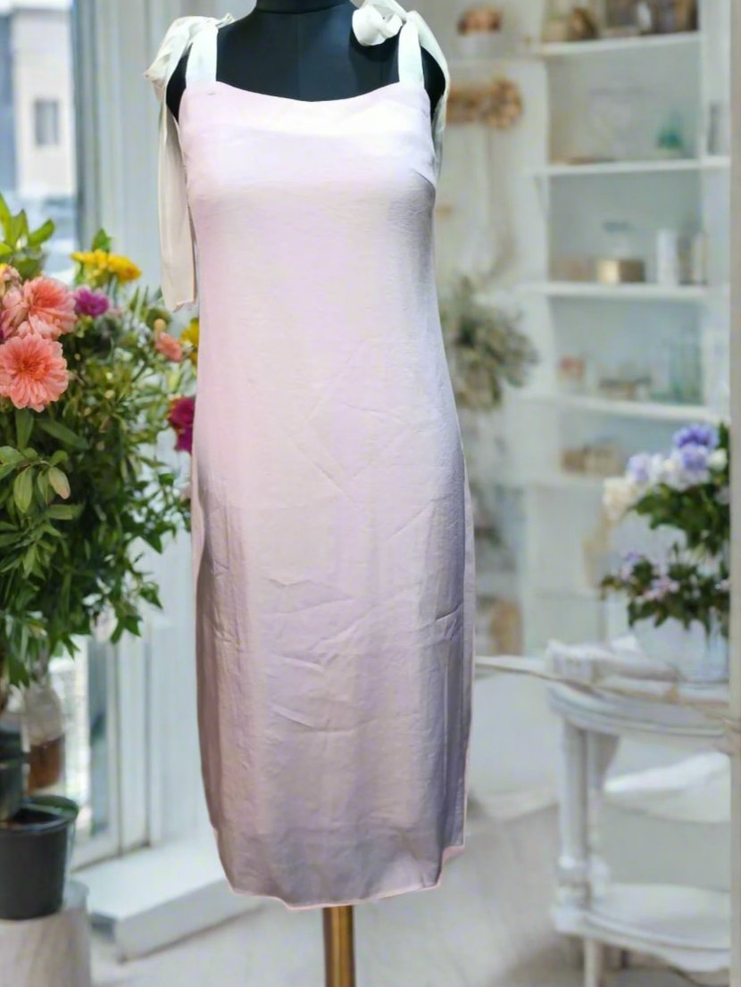 Ribbon Strap Maxi Dress