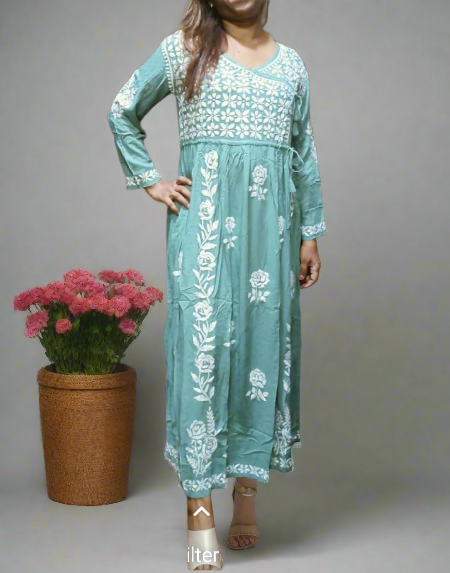 Pure Modal Angrakha Gown