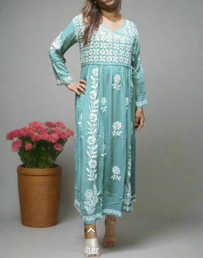 Pure Modal Angrakha Gown