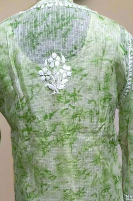 Kota Shiburi Chikankari Kurti