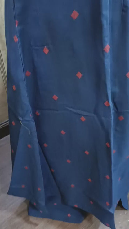 Indigo Blue Embroidered Strappy Kurta & Pant Set