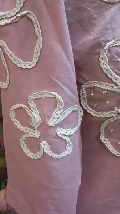 Pure Cotton Pale Pink Co-ord Set